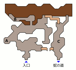 三日月山の洞窟 マップ