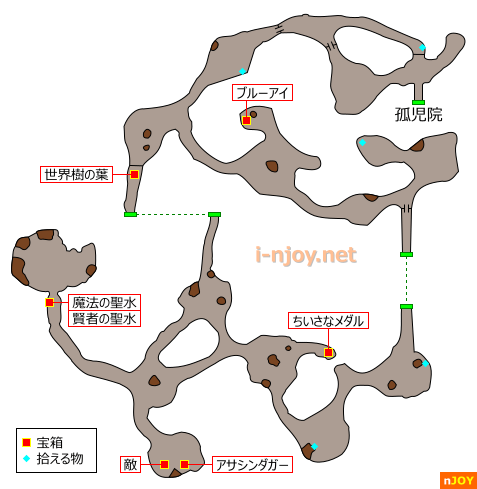 グロッタ地下遺構 マップ