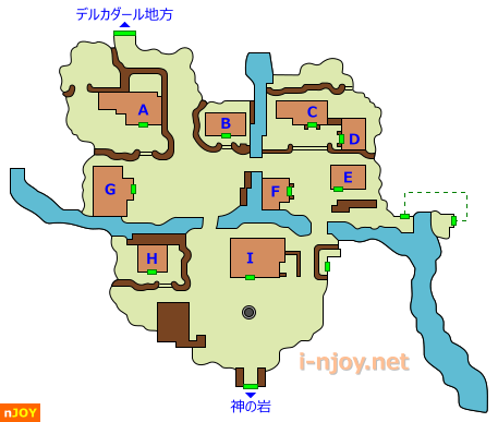 イシの村 マップ