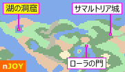 湖の洞窟 周辺地図