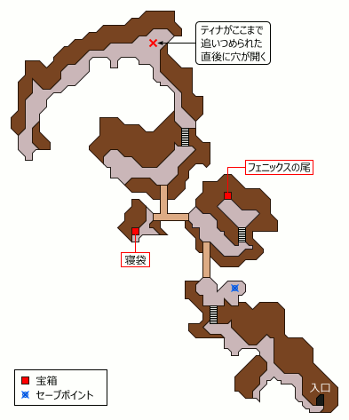 ナルシェ炭鉱 マップ