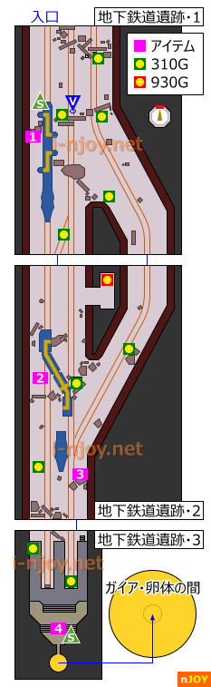 地下鉄道遺跡 マップ