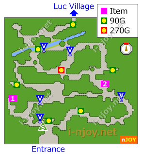 West Misty Forest map