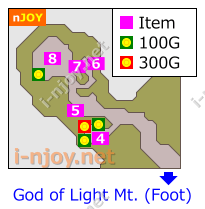 God of Light Mountain (Peak) map