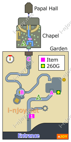 Shrine of Alent (Garden / Chapel / Papal Hall) map