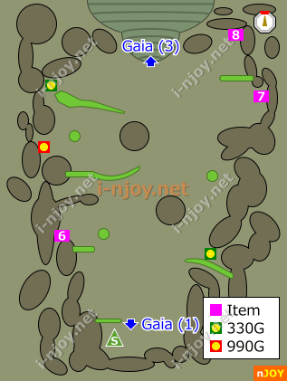 Gaia (2) map