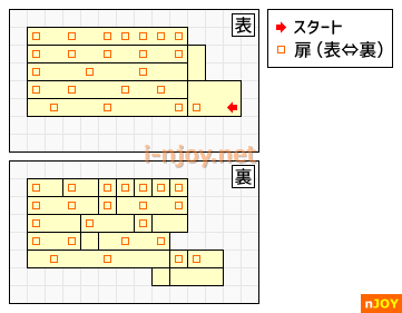じいさんの別荘 簡易マップ