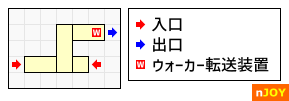ゆきんこ砦 簡易マップ