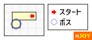 はんにゃ砦 簡易マップ