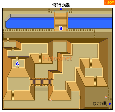 『がんばれゴエモン3 獅子重禄兵衛のからくり卍固め』 はぐれ山 マップ