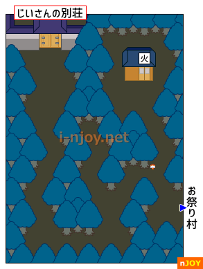 『がんばれゴエモン3 獅子重禄兵衛のからくり卍固め』 血祭りの森 マップ