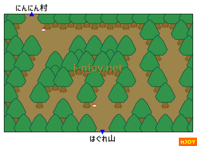 『がんばれゴエモン3 獅子重禄兵衛のからくり卍固め』 修行の森 マップ