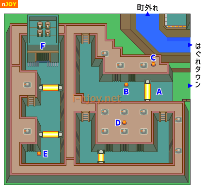『がんばれゴエモン3 獅子重禄兵衛のからくり卍固め』 牢獄 マップ