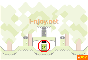 ビッグフォレスト マップ ステージ2の入口