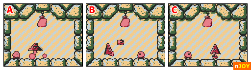 星のカービィ2 中ボス「ジャンパーシュート」の攻撃方法