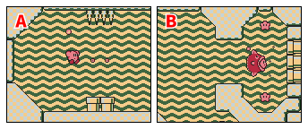 星のカービィ2 3-2 巨大パイプからの水流
