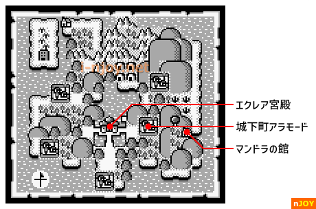 城下町アラモードの場所