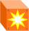 ホリホリゲーム オレンジ色のブロック