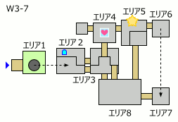 W3-7 ガサゴソ巣穴 マップ