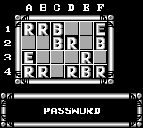 ロックマンワールド4 - パスワード画面