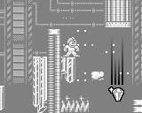 ロックマンワールド4 - クリスタルマンステージ 落ちてくるクリスタル