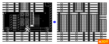 ロックマンワールド4 - クリスタルマンステージ 即死トラップ