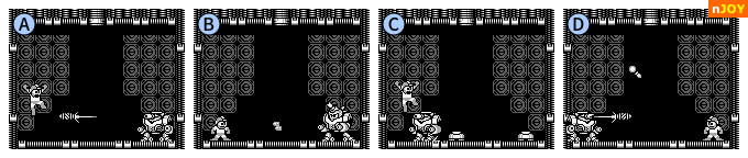 ロックマンワールド5 - ボス「マース」の行動パターン4種