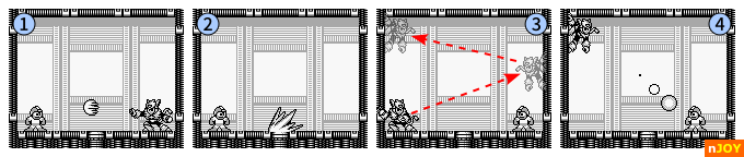 ロックマンワールド5 - ボス「プルート」の行動パターン