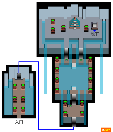 水の神殿 内部マップ