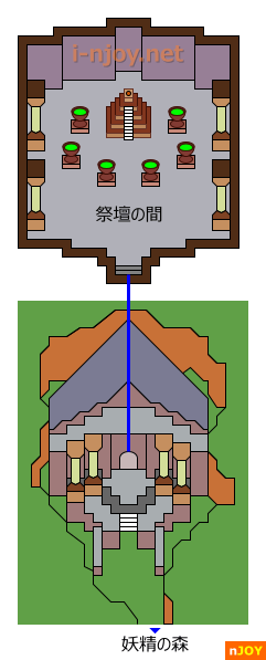 風の神殿 マップ