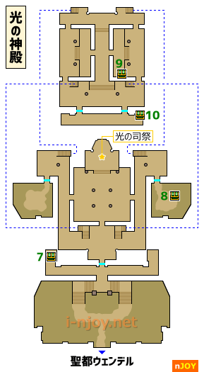 光の神殿 マップ