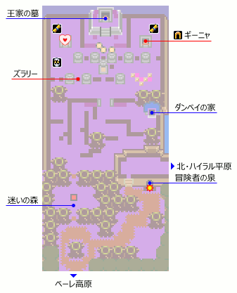王家の谷 マップ