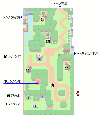 西の林 マップ