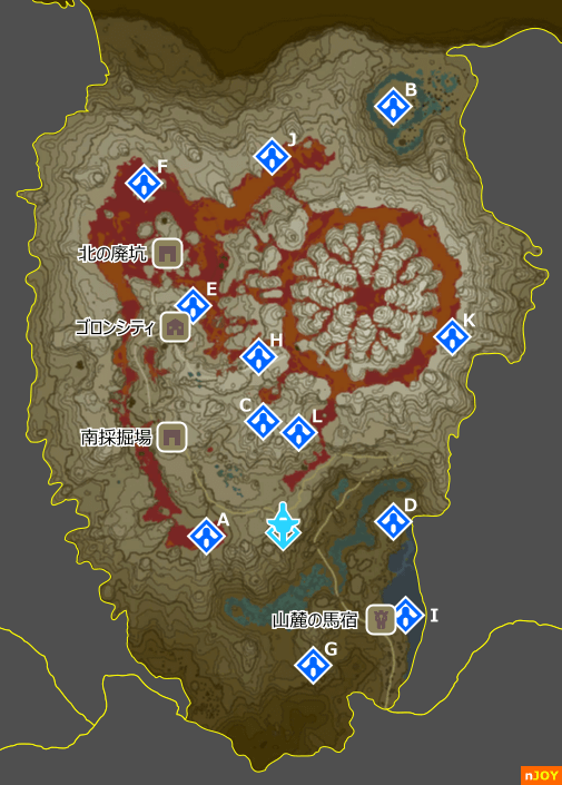 オルディン地方 マップ