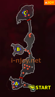 封印戦記 バトルチャレンジ「ハイラル平原救援戦」 マップ