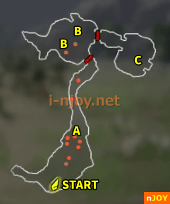 封印戦記 バトルチャレンジ「喪失を超えて」 マップ