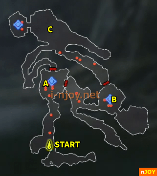 封印戦記 バトルチャレンジ「タバンタ遠征」 マップ