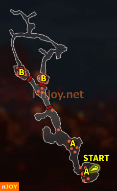 封印戦記 バトルチャレンジ「心に火を灯して」 マップ