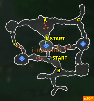 封印戦記 バトルチャレンジ「タモ沼防衛戦」 マップ