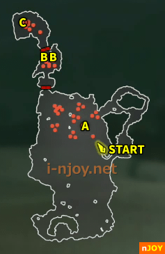 封印戦記 バトルチャレンジ「ゲルド砂漠奪還戦」 マップ