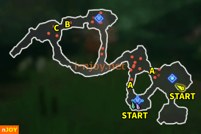 封印戦記 バトルチャレンジ「セレス平原 北部防衛戦」 マップ