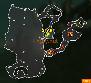 封印戦記 バトルチャレンジ「燦然たる稲妻」 マップ