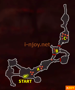 封印戦記 バトルチャレンジ「前を見つめて」 マップ