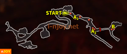 封印戦記 バトルチャレンジ「酷熱の防衛戦」 マップ