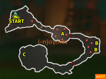 封印戦記 バトルチャレンジ「窪地での討伐戦」 マップ