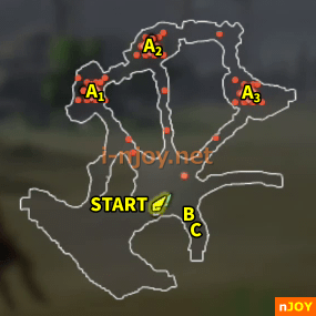 封印戦記 バトルチャレンジ「ラネール地方 解放戦」 マップ