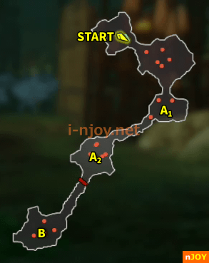 封印戦記 バトルチャレンジ「責を負うべきは」 マップ