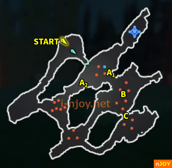 封印戦記 バトルチャレンジ「カラモとアルディ」 マップ