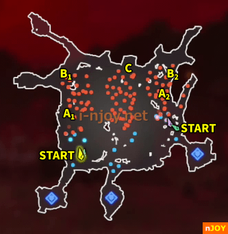 封印戦記 バトルチャレンジ「終末の景色」 マップ