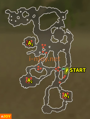 封印戦記 バトルチャレンジ「ゲルド砂漠解放戦」 マップ